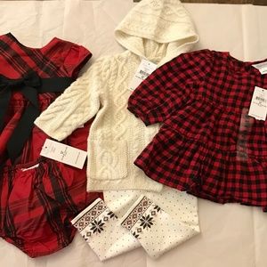 NEW Ralph Lauren Baby Girl Holiday Set Size 9 mos